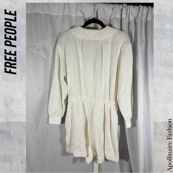 FP BEACH FREE PEOPLE GRETA ROMPER ROBE IN WHITE NEW SIZE XS TP - Picture 5 of 5